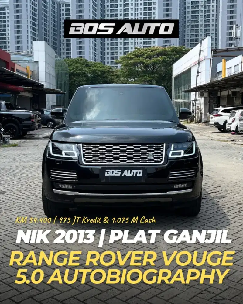 Range Rover Vouge 5.0 AUTOBIO NIK : 2013
