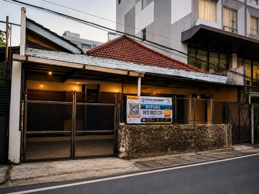 DIJUAL TANAH STRATEGIS 288 M² DEKAT SARINAH – THAMRIN | JAKARTA PUSAT