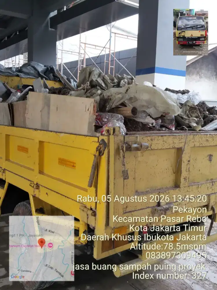 Jasa buang puing dan sampah