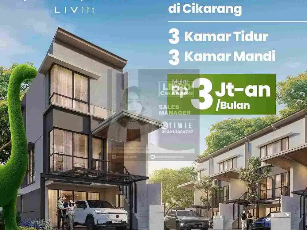 RUMAH 3 LANTAI LIPPO CIKARANG  - CLUSTER NEO TOP !!