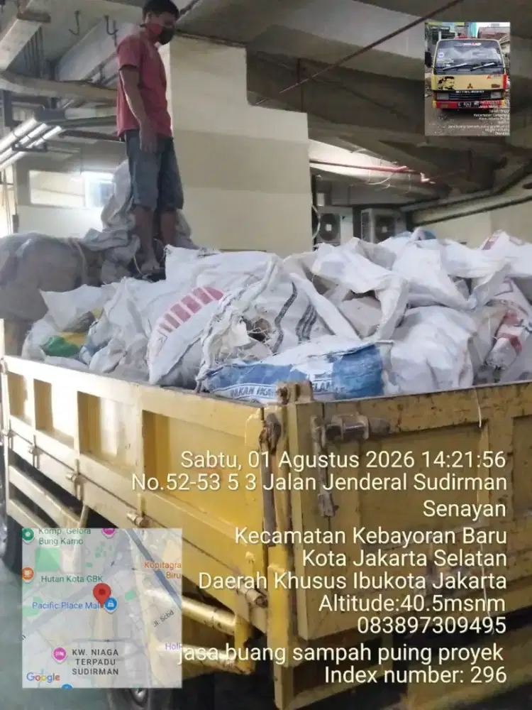 Jasa buang puing dan sampah