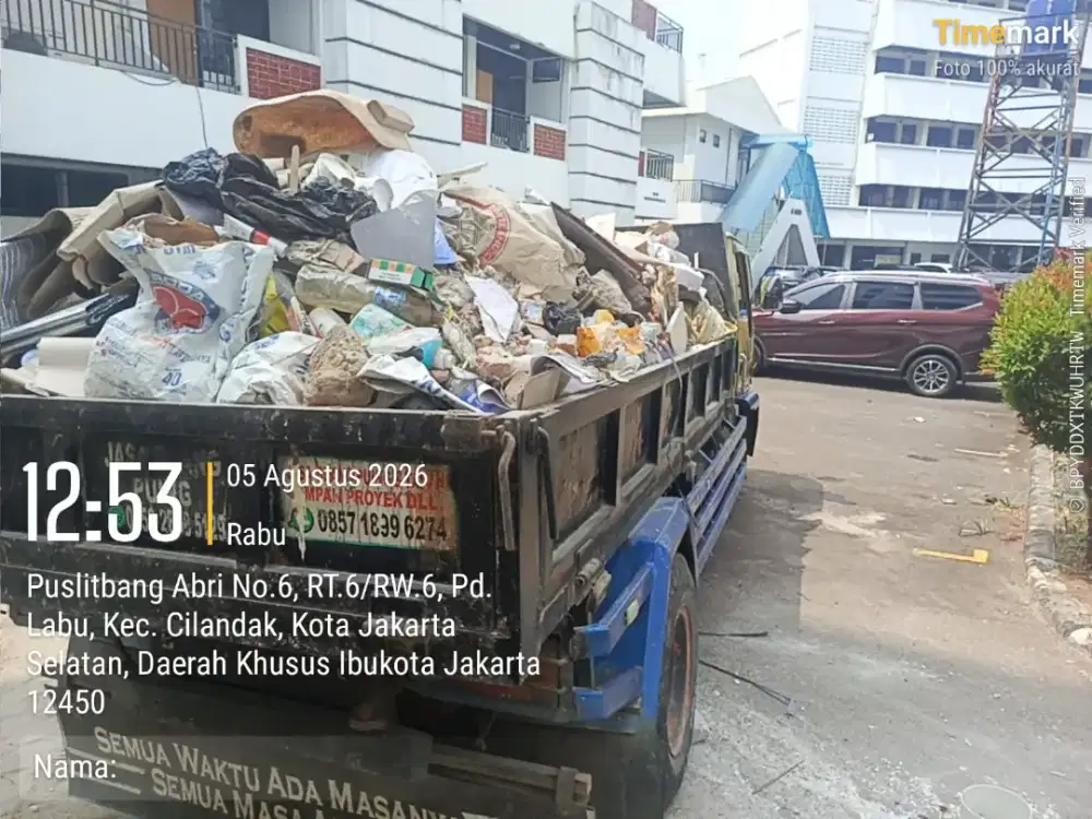 Jasa buang puing dan pengurugan
