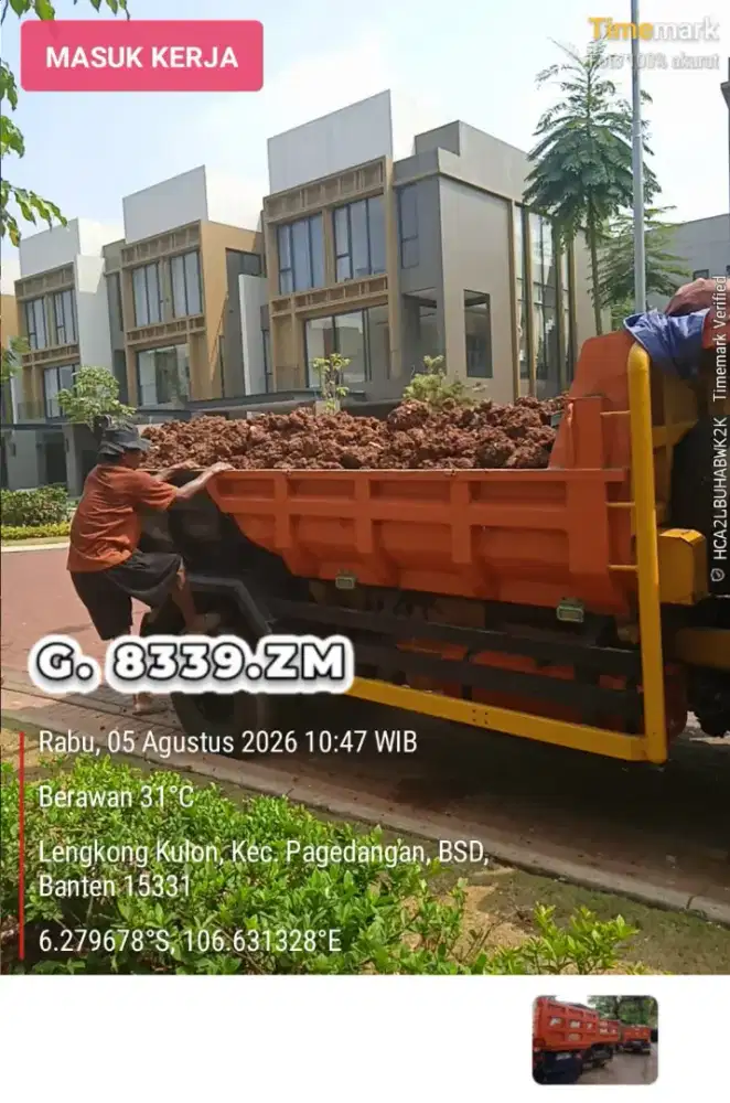 Jasa buang puing dan sampah