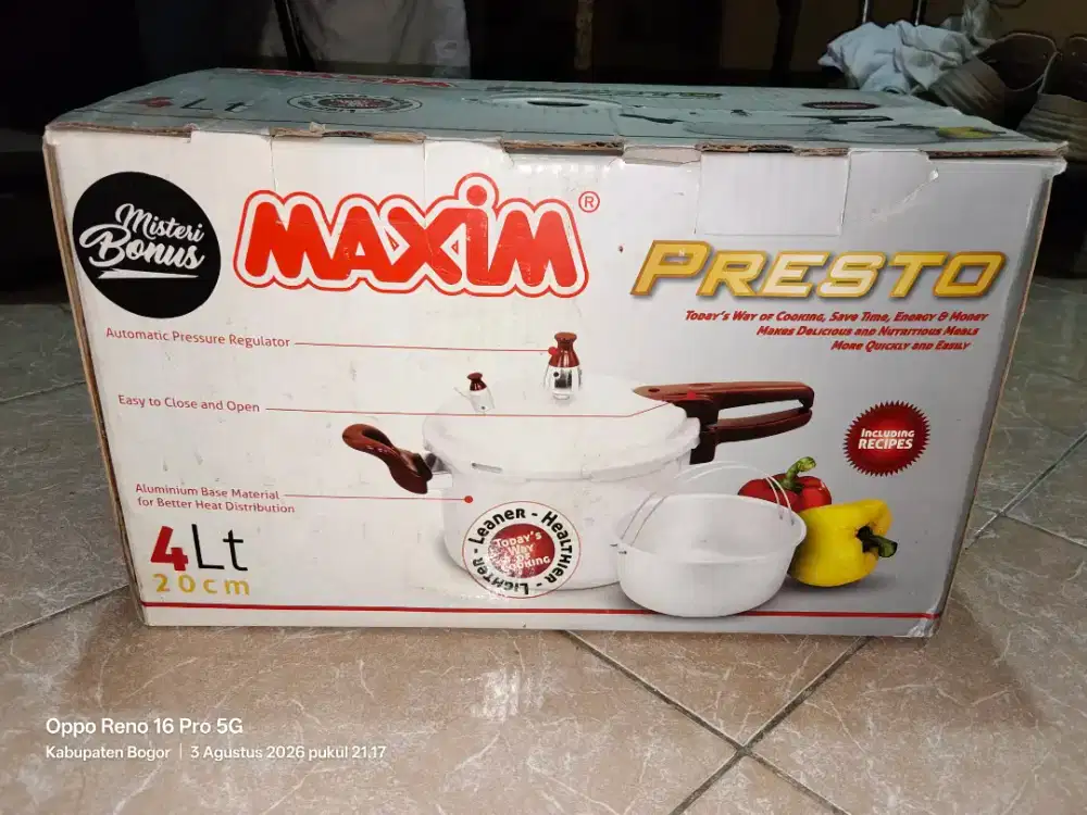 Jual Second Presto MAXIM Ori 4 liter