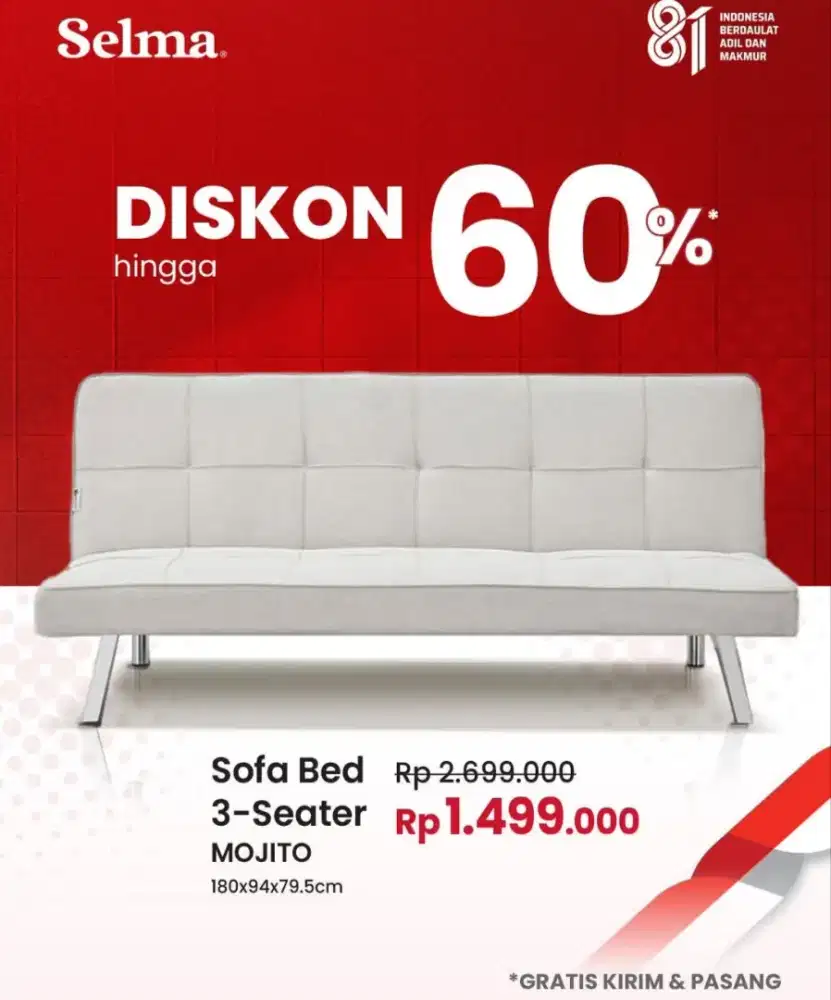 Promo sofabed Selma