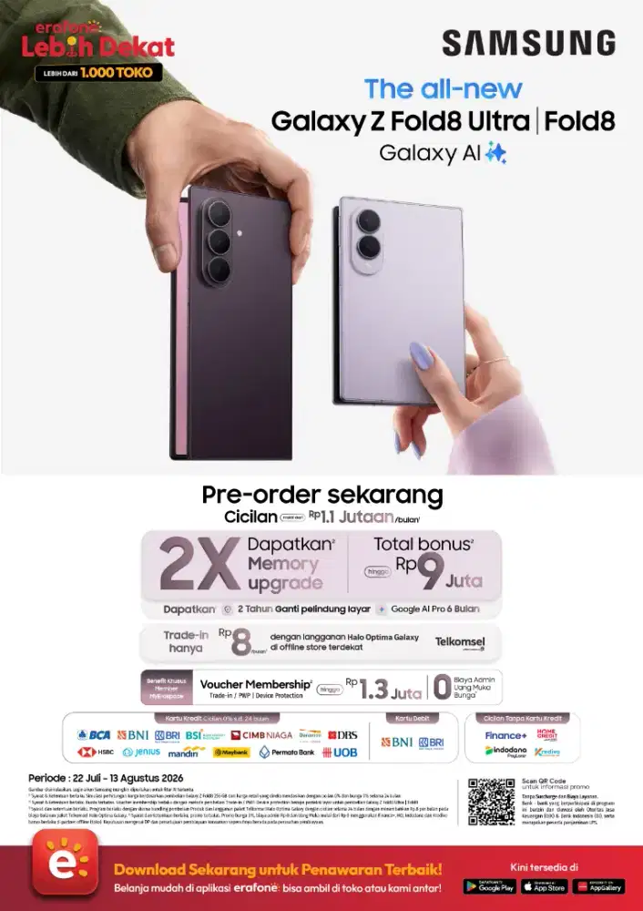 Pre - Order Samsung Galaxy Z Fold 8 Series