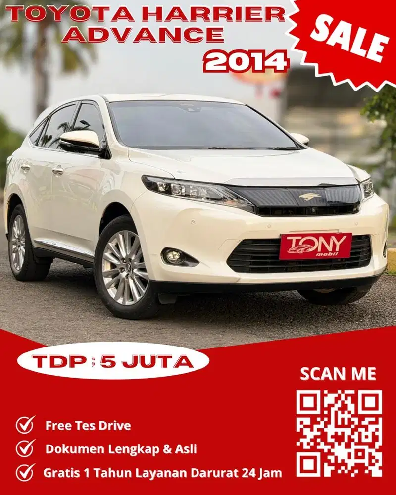 Toyota New Harrier Advance 2014 Putih