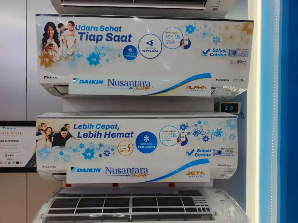 Ac daikin inverter 1/2pk, hemat listrik