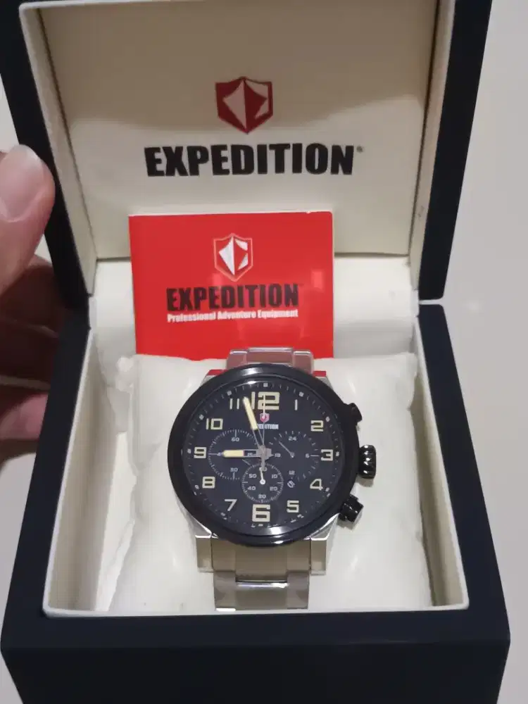 Jam Tangan Pria Expedition Ori E6401 Mulus Murah Baru