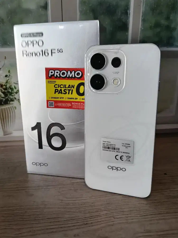 OPPO RENO 16F 5G 8/256 OPPO RENO 16F 5G SPESIAL BSA KREDIT