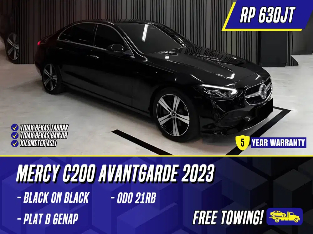 Mercedes Benz C200 Avantgarde 2023 Black Hitam Mercy C 200 AVG