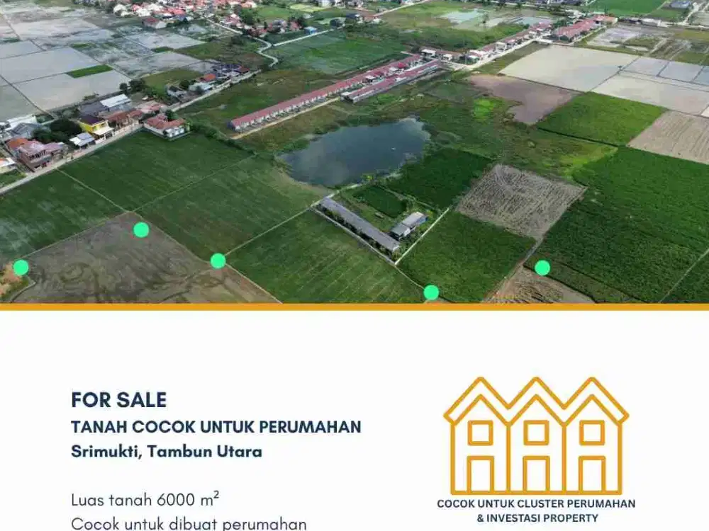 DI JUAL CEPAT TANAH DI SRIMUKTI