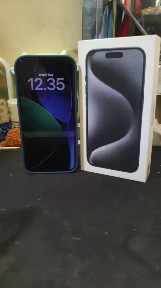 Iphone 15 pro 128gb Ibox fullset blue titanium