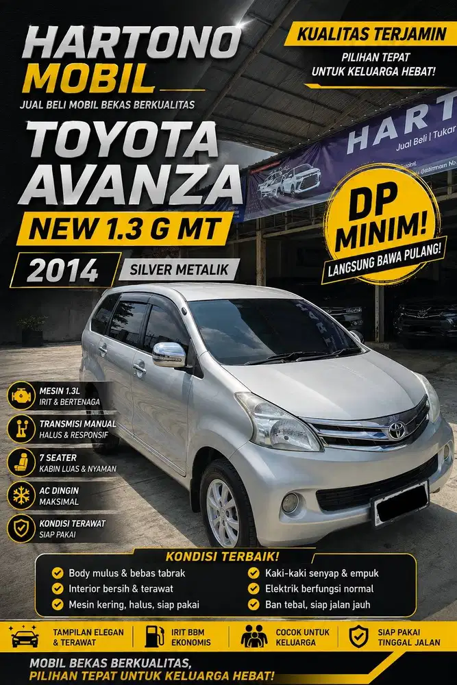AVANZA NEW 1.3 G MT 2014