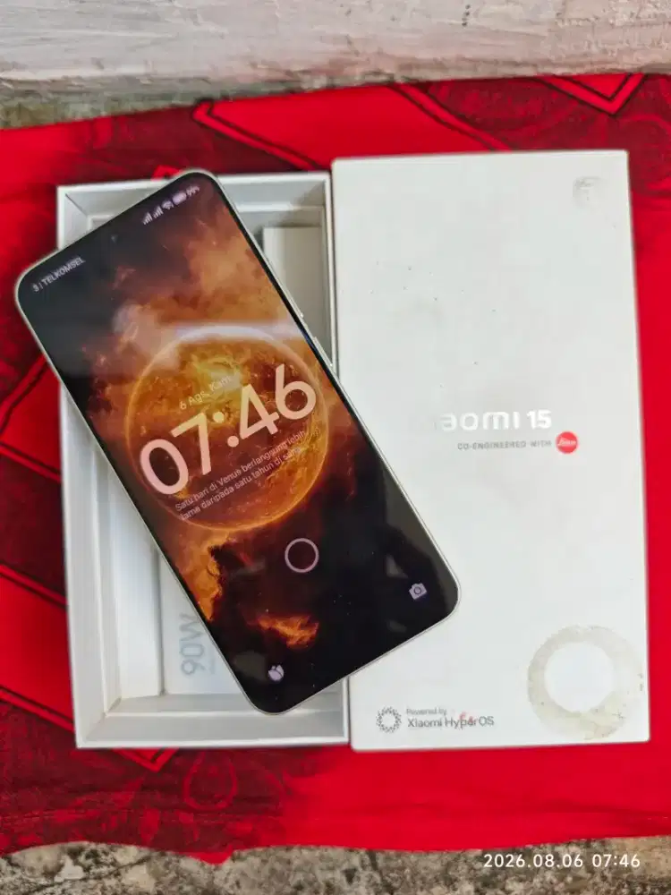 Xiaomi 15 12/256 Fullset ori segel mulus garansi On 2027