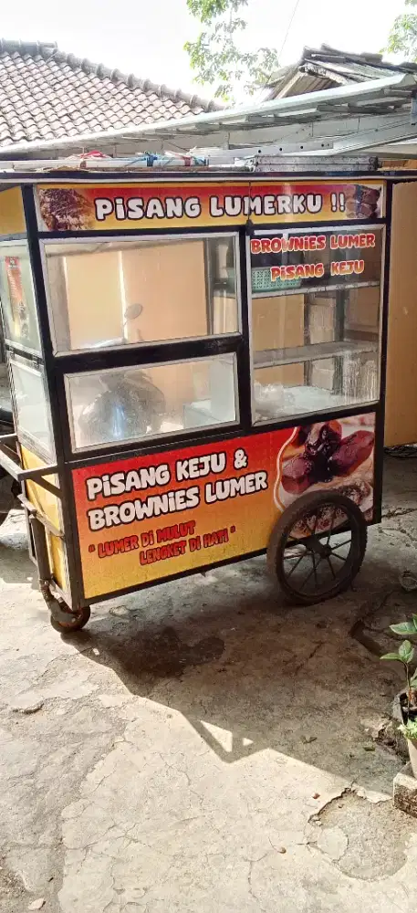 Dijual gerobak jualan second