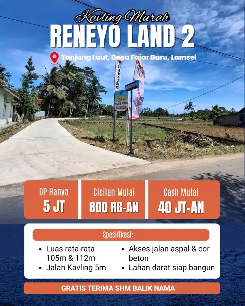 KAVLING KEDATON DI FAJAR BARU DP MURAH