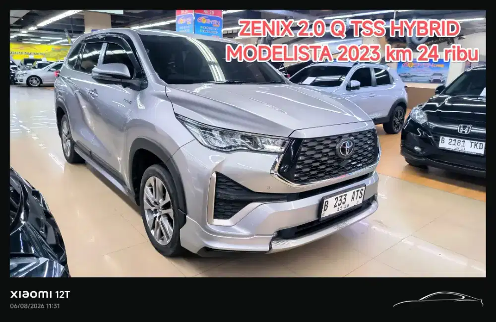 km 24 ribu TOYOTA ZENIX 2.0 Q TSS HYBRID MODELISTA 2023 ISTIMEWA