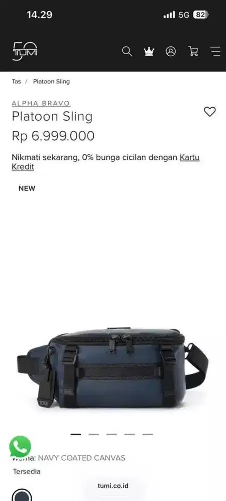 Tumi Alpha Bravo Sling