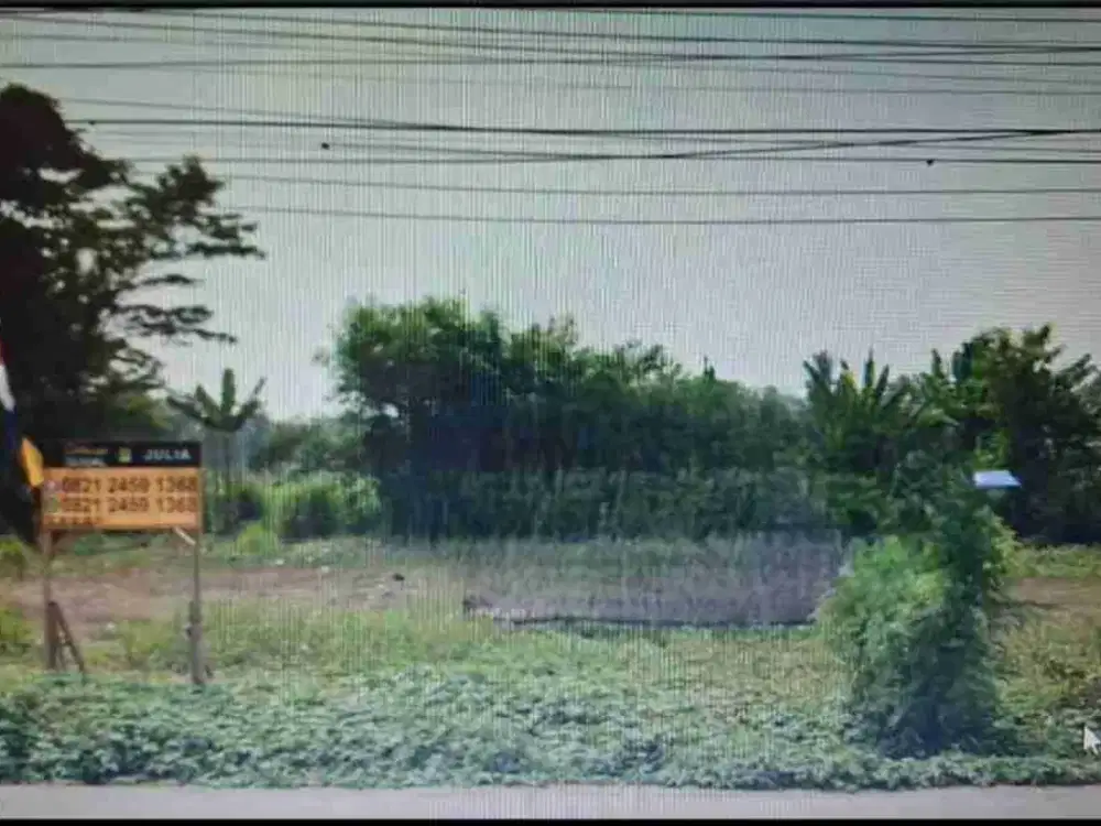 Dijual Tanah Depan Pinggir Jalan Utama Cocok Untuk Bangun Segala Usaha Kabasiran Parung Panjang