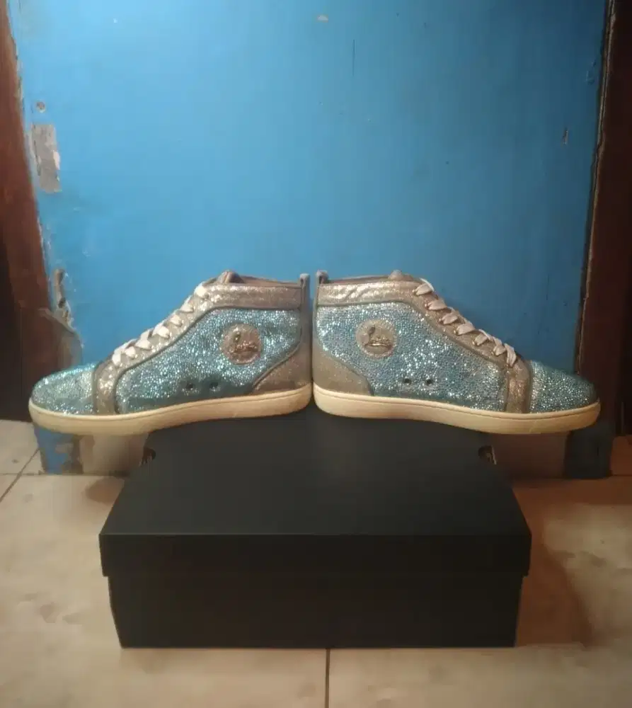 jual cepat murah sepatu christian louboutinn louisflat originall italy