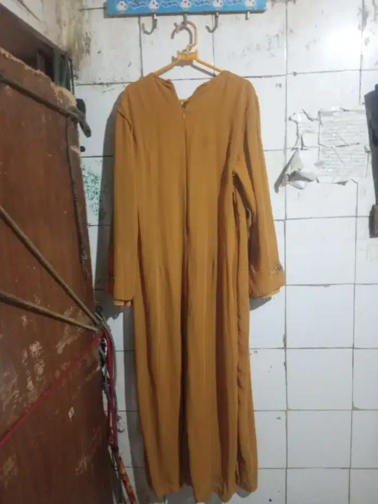 PL gamis mewah ceruty Payet gaun wanita XL
