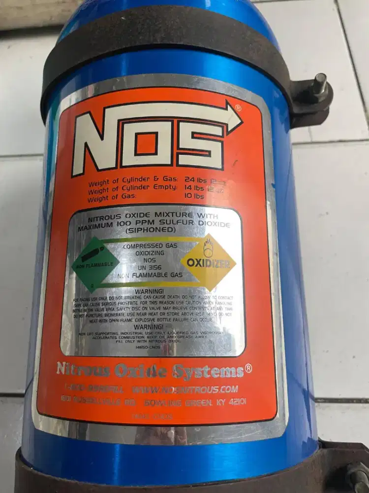 Isi ulang NOS - Nitrous Oxide drag race