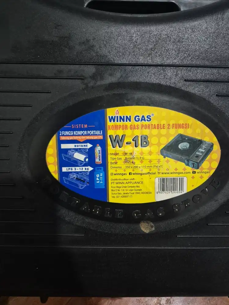 (Murah) Kompor Gas Portable 2 Fungsi - Winn Gas W1B