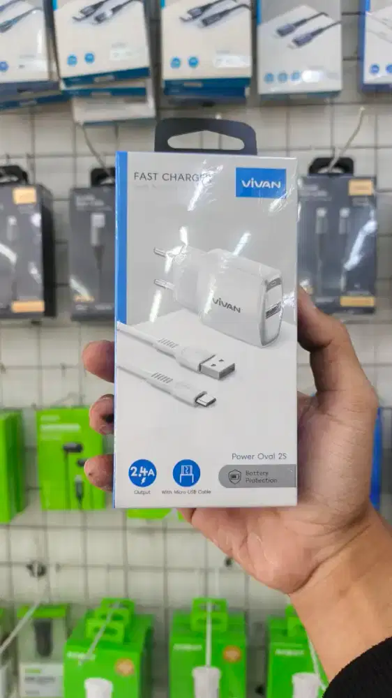 TRAVEL CHARGER MICRO VIVAN POWER OVAL 2S