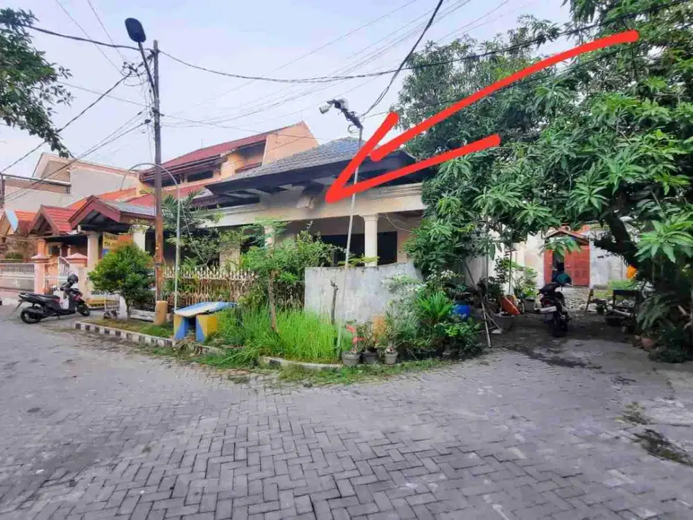 Dijual Rumah Lama Dekat Masjid 1 Lantai Di Rungkut Harapan Surabaya timur