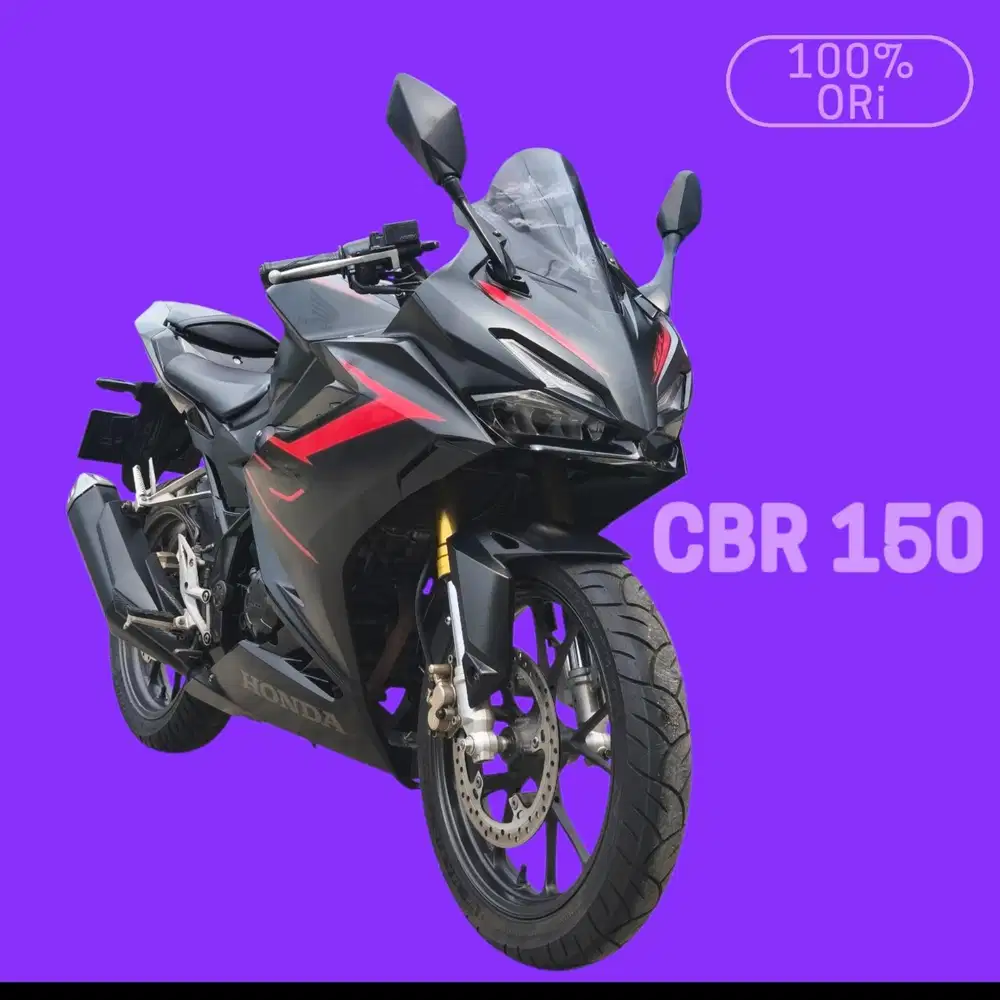 Km low‼️dp 1jt Honda New CBR 150 R full ori(KTP daerah bs kredit) 2021