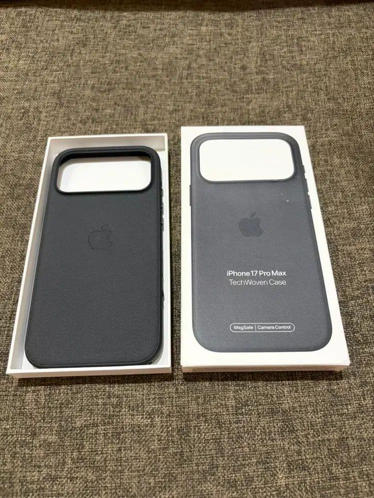 iPhone 17 Pro Max Techwoven Case Black Original
