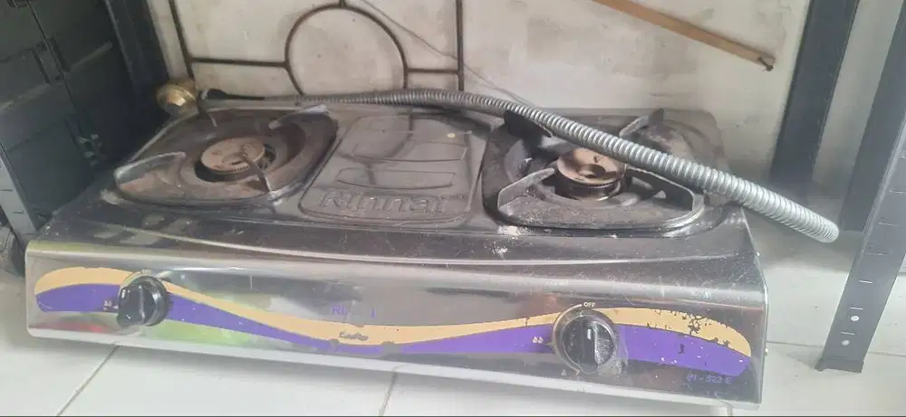 Kompor RINAI bekas 2 lobang