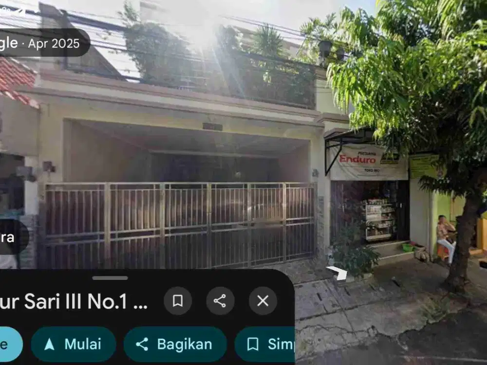 DIJUAL VIA LELANG RUMAH 2 LANTAI, UTAN KAYU , MATRAMAN.
