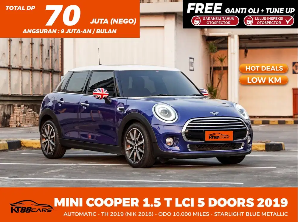 MINI COOPER 1.5 TURBO LCI 5 DOORS AT 2018