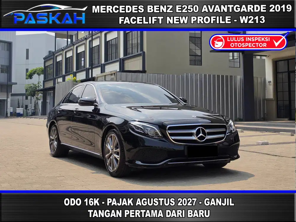 Bunga 4,5% Odo 16k PAJAK 1 TAHUN MERCY E250 Avantgarde 2019 E250 2019