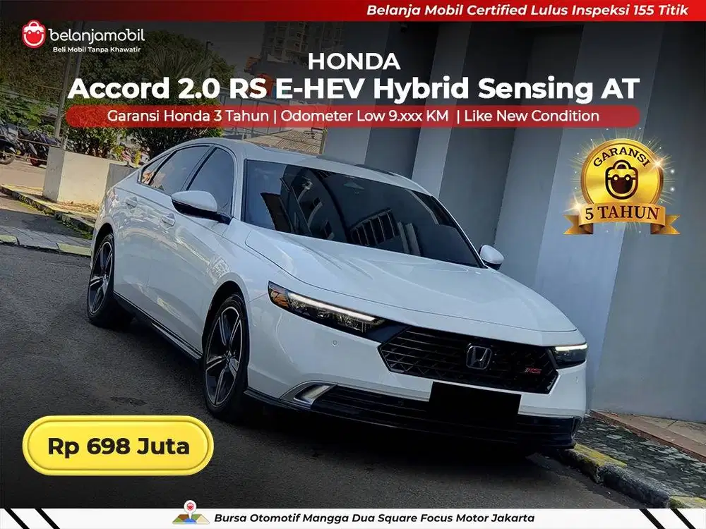 [ LOW KM 9RB ] Honda Accord 2.0 RS E-HEV Hybrid Sensing 2024 2025