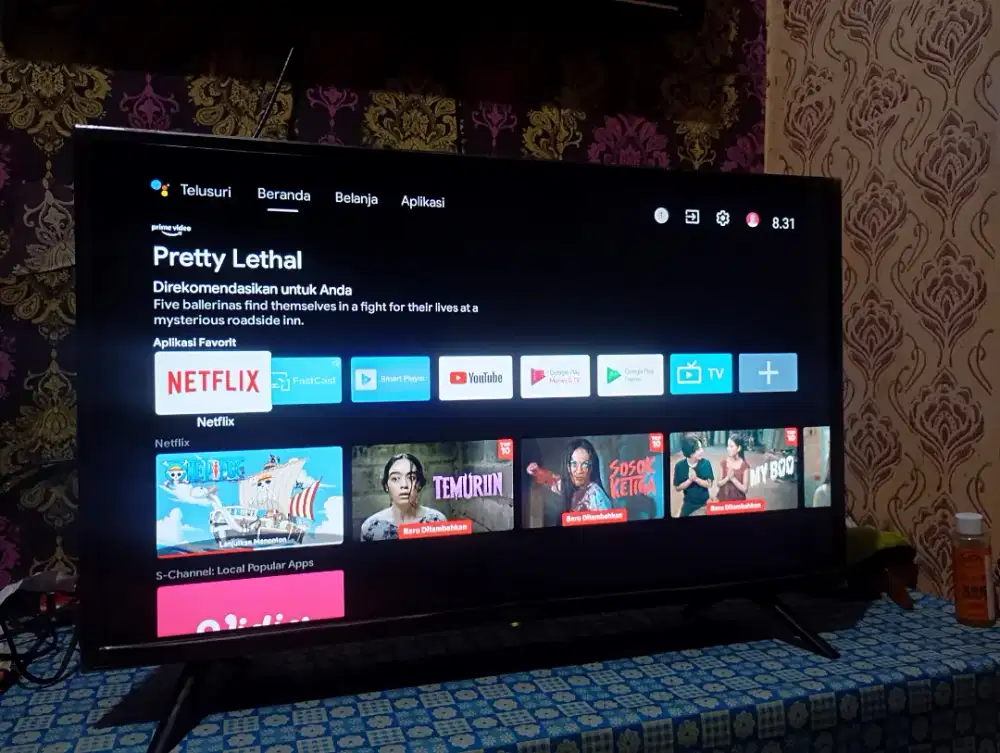 Jual LED androit di gital 32in .mrk panasonic.tv normal .no minus .