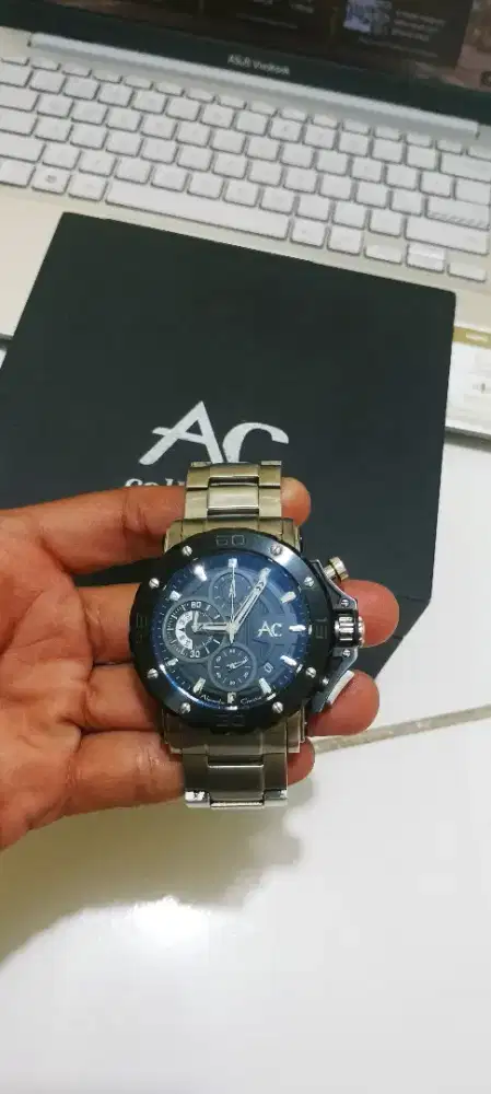Jam Alexander Critie Collection  
9025 MC  Cronograp waktu tgl akurat