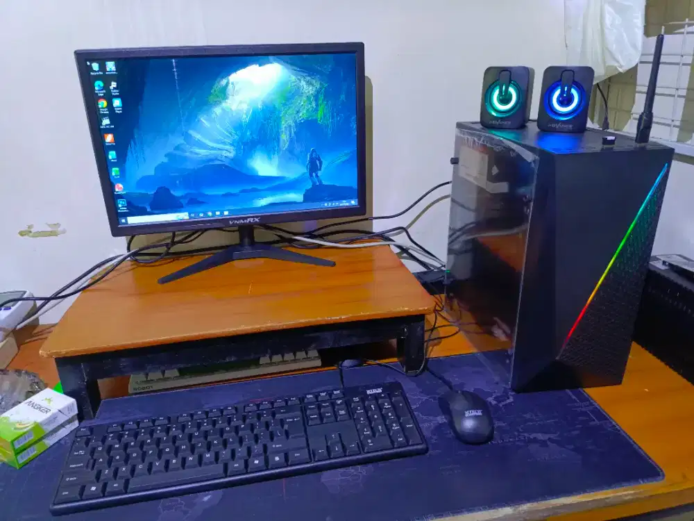 Komputer fullset gen 7th bisa desain, cocok utk rumah dan kantoran