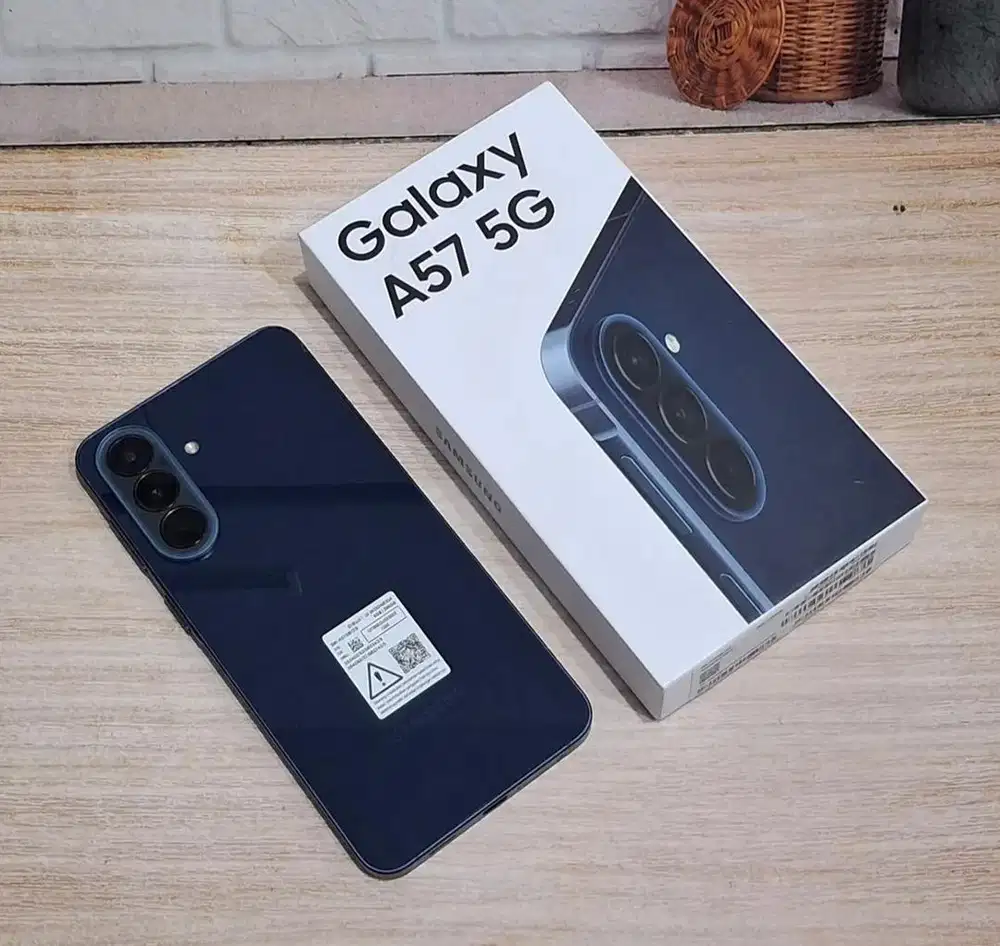 Samsung A57 5G 8/256 navy (baru) free anti gores