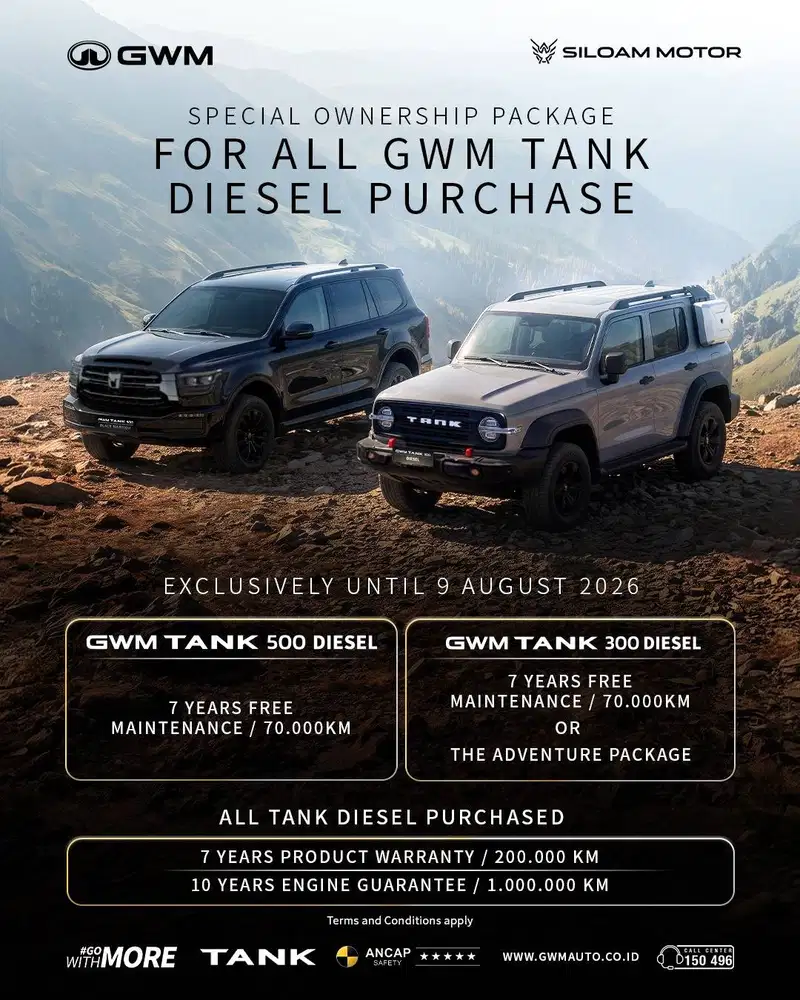 [Mobil Baru] TANK 300 DIESEL