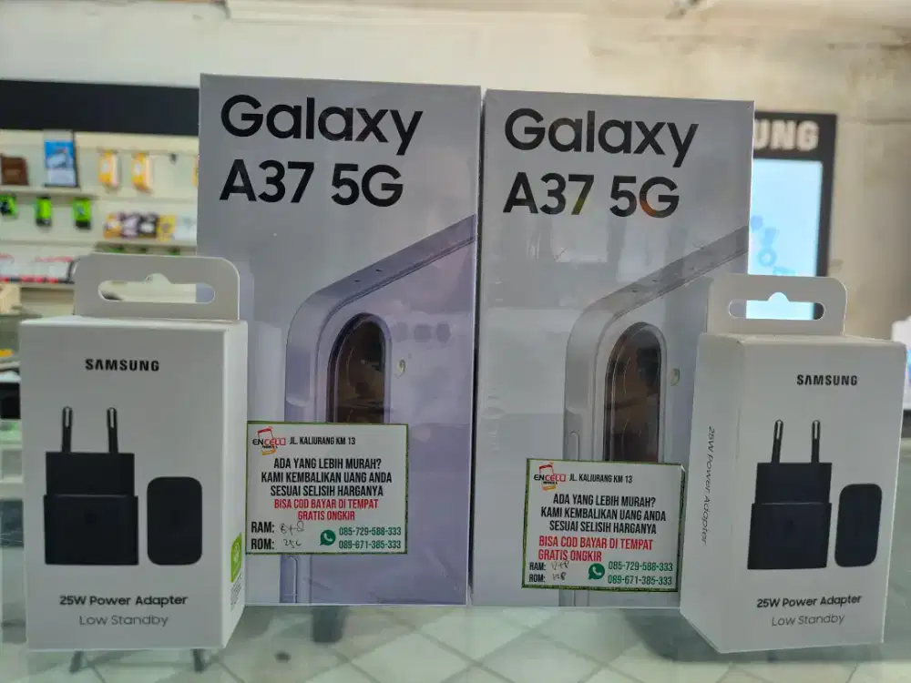 NEW SAMSUNG GALAXY A37 5G FREE ADAPTER ORI SAMSUNG