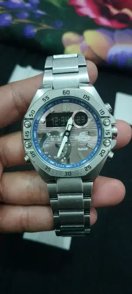 Jam Casio Edifice Bolutot digital ori waktu, beef, linght semua normal