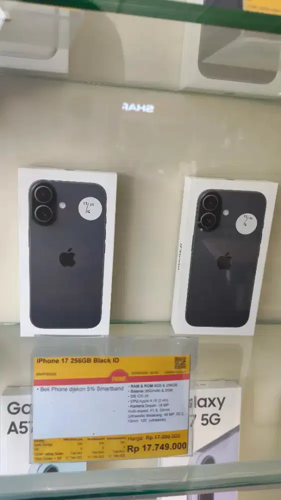 iPhone 17 256 Bisa Dikredit Cicilan 0% tenor 12 bulan pakai kredivo