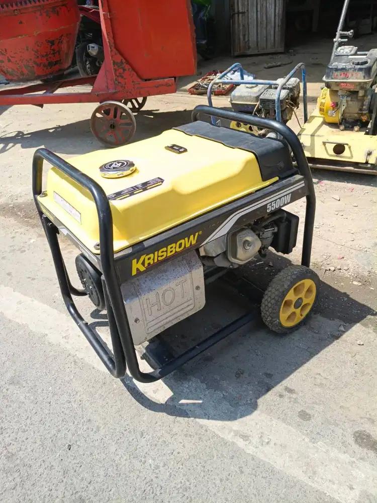 Jual Mesin Genset Krisbow 5500WATT Kondisi Gress Banget `