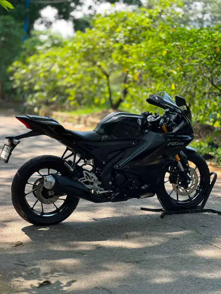 KM 3K AJA! YAMAHA YZF R15 V4 2023 HITAM PAJAK PANJANG KAYAK BARU