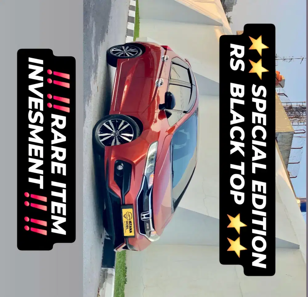 BLACK TOP! HONDA JAZZ RS AT AUTOMATIC 2018 YARIS RAIZE HRV H RV BALENO