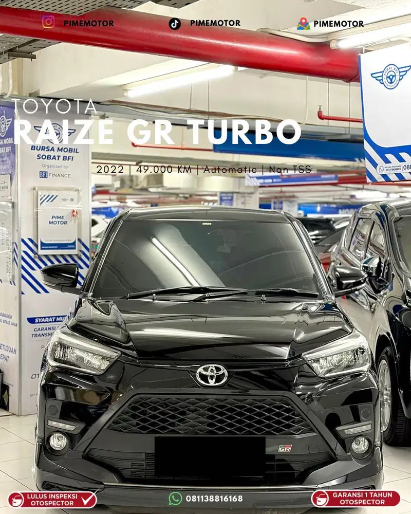 RAIZE GR TWO TONE 1.0 TURBO NON TSS 2022