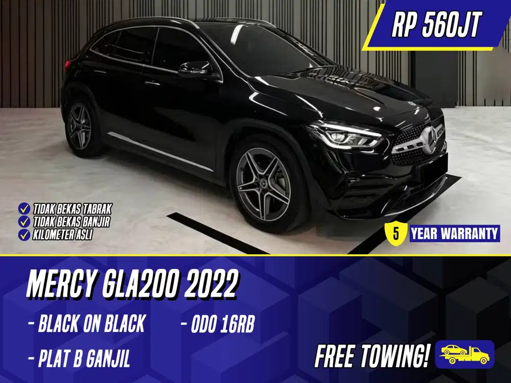 Mercedes Benz GLA200 2022 Black Hitam Mercy GLA 200